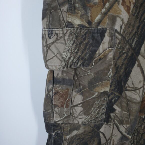 Outfitters Ridge Pants Mens 3XL 48-50 Camo Cargo Organic Cotton Hunting 22x30 - Picture 8 of 12